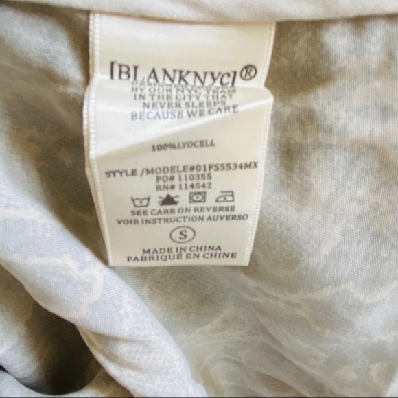 NWT Blank NYC Snake Print Moto Jacket - Picture 5 of 5